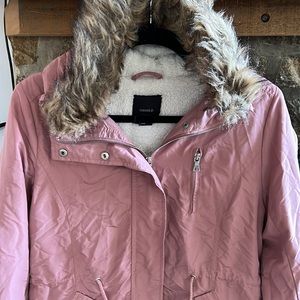 Small Forever 21 lightweight jacket Mauve pink color